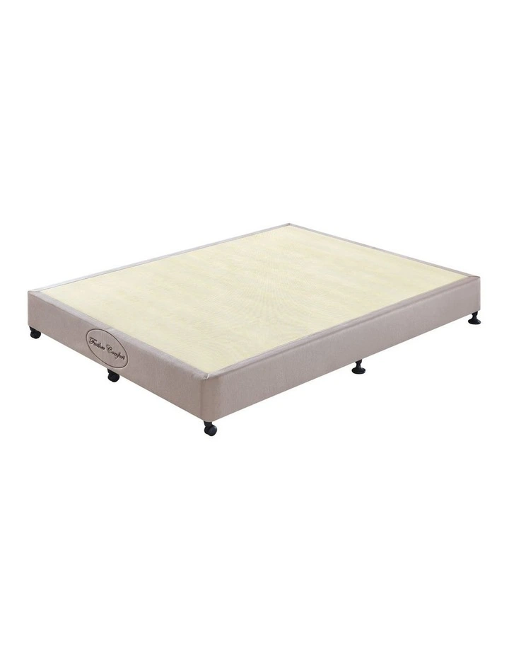 Queen Wooden Slatted Mattress Base in Beige image 2