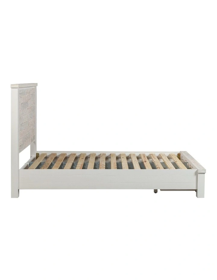 Coastal Storage Queen Bed Frame in White image 3
