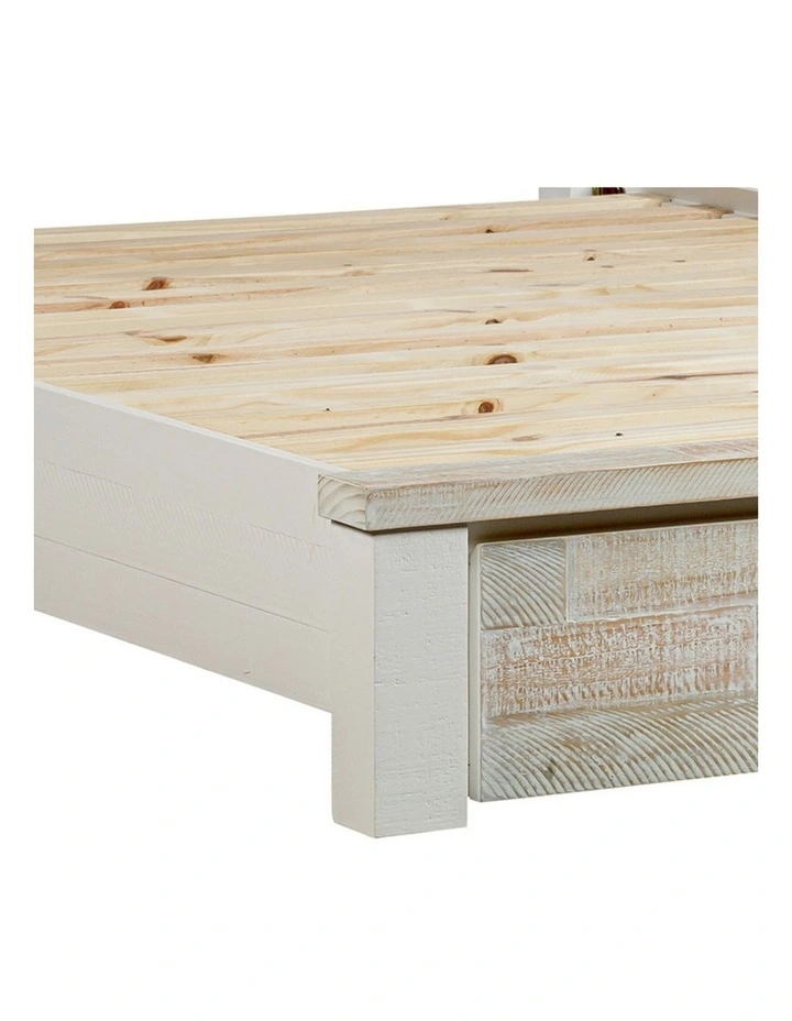Coastal Storage Queen Bed Frame in White image 6