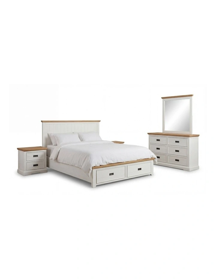 Bedroom Suite Queen Set in White image 1