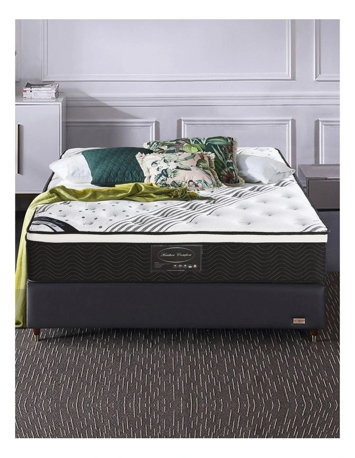 Pocket Spring Queen Size Euro Top Mattress in Multi image 1