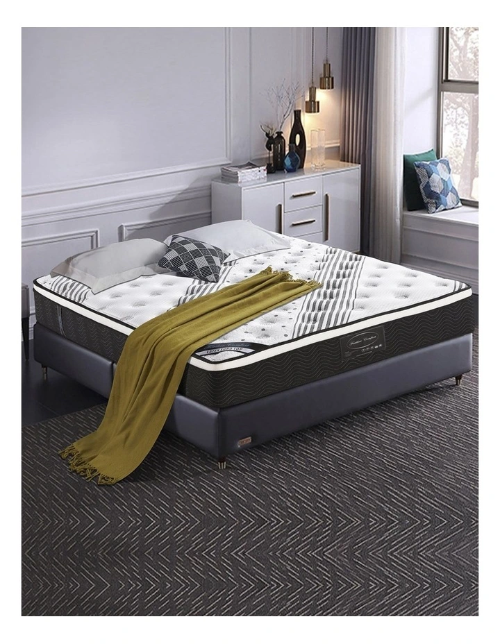 Pocket Spring Queen Size Euro Top Mattress in Multi image 2