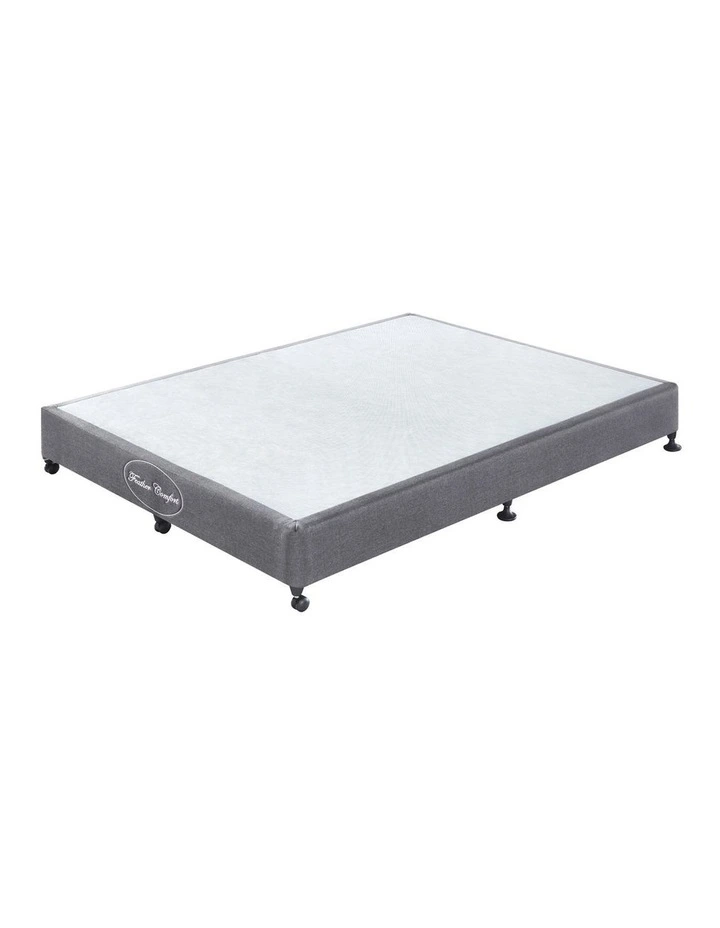 Wooden Slatted Queen Mattress Base in Charcoal image 2