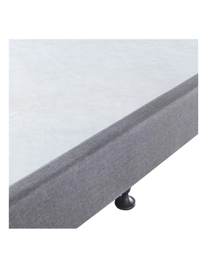 Wooden Slatted Queen Mattress Base in Charcoal image 3