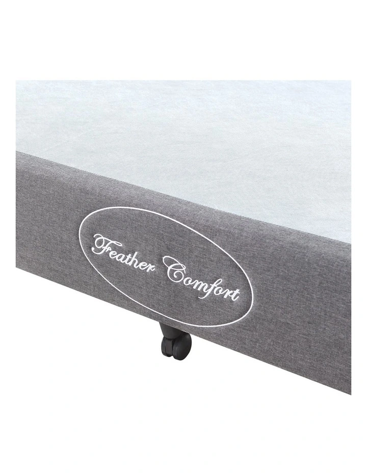 Wooden Slatted Queen Mattress Base in Charcoal image 4