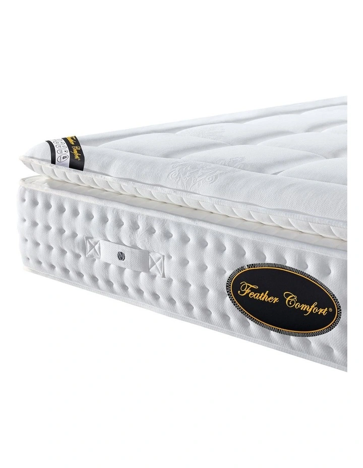Individual Pocket Spring Cotton Fabric Foam King Mattress in White image 4