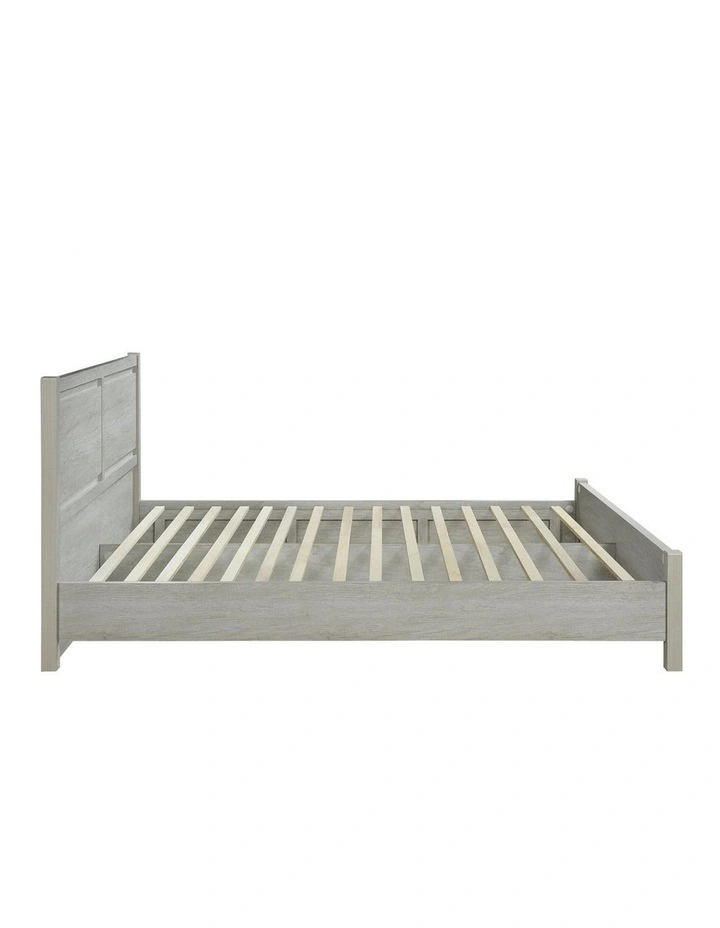 Mdf Queen Bed Frame in White Ash Colour image 3