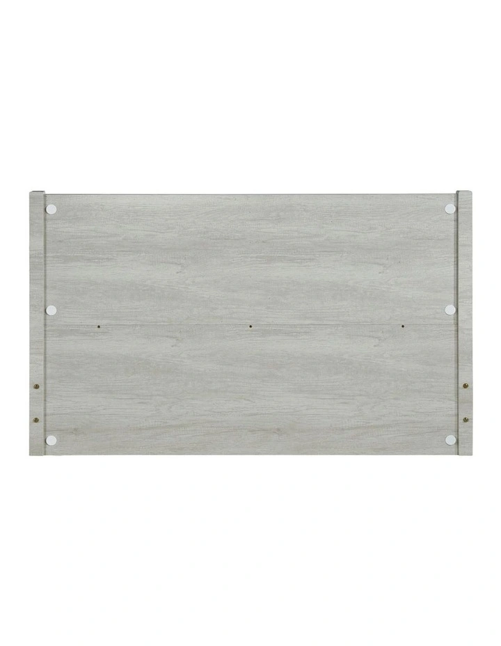 Mdf Queen Bed Frame in White Ash Colour image 4