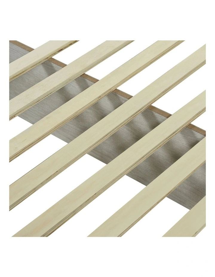Mdf Queen Bed Frame in White Ash Colour image 6