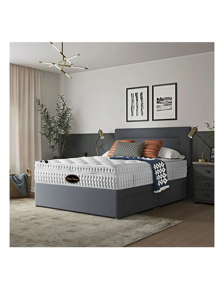Cotton Fabric Airflow Mini Pocket Spring Queen Mattress in Multi image 2