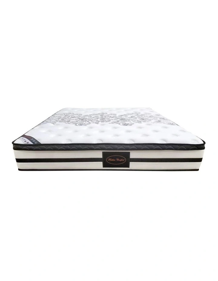 Euro Top Memory Foam King Mattress in White image 1