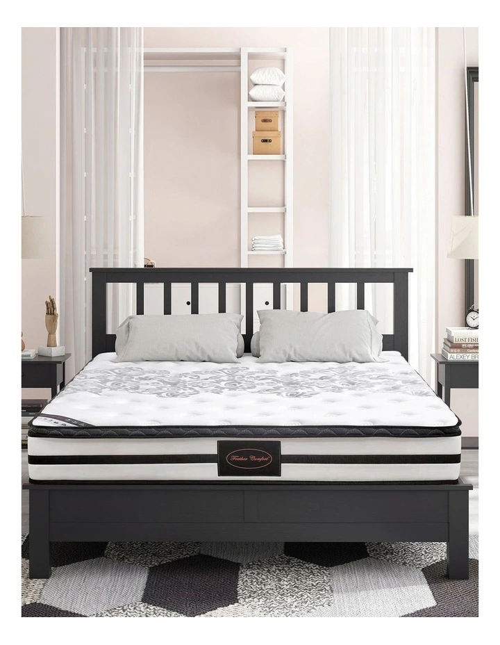 Euro Top Memory Foam King Mattress in White image 2