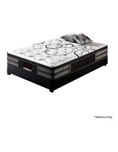 Medium Firm Gel Memory Foam King Mattress in White