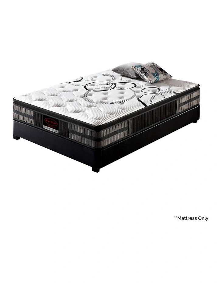 Medium Firm Gel Memory Foam King Mattress in White image 1