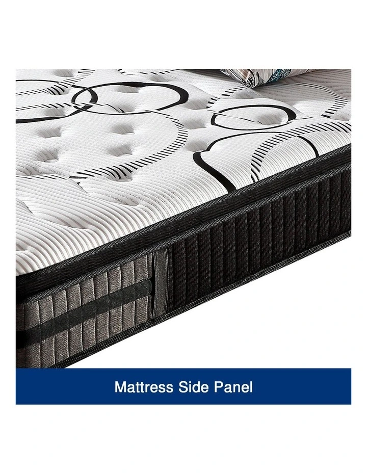 Medium Firm Gel Memory Foam King Mattress in White image 2