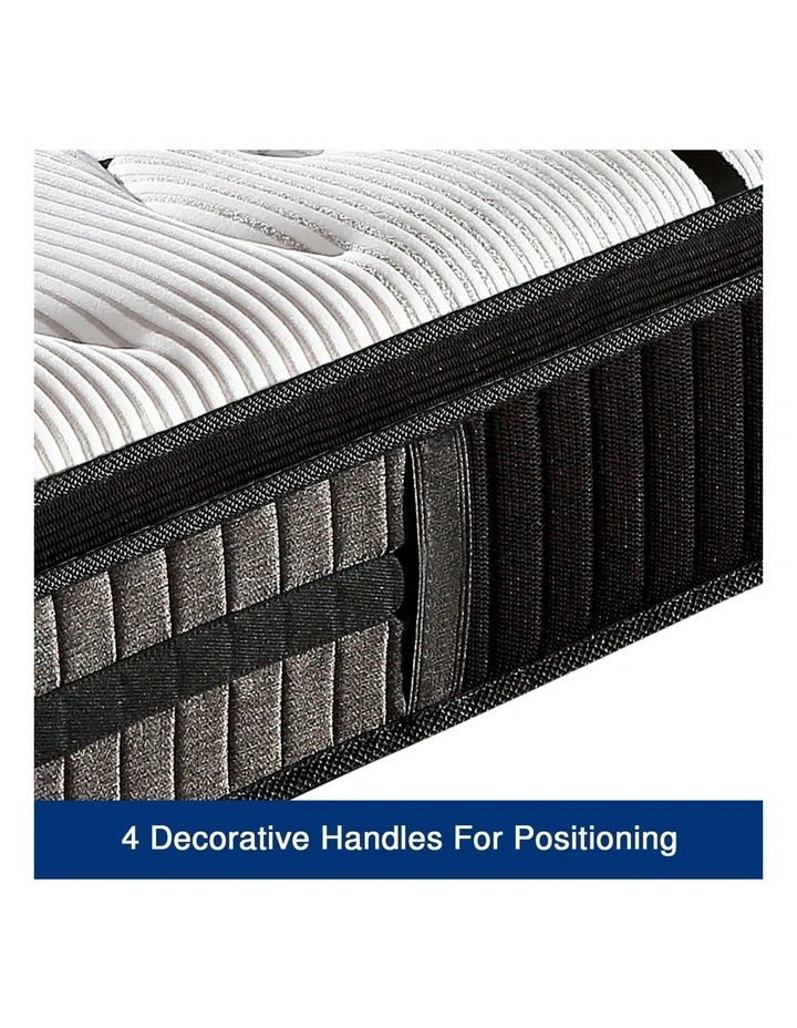 Medium Firm Gel Memory Foam King Mattress in White image 3