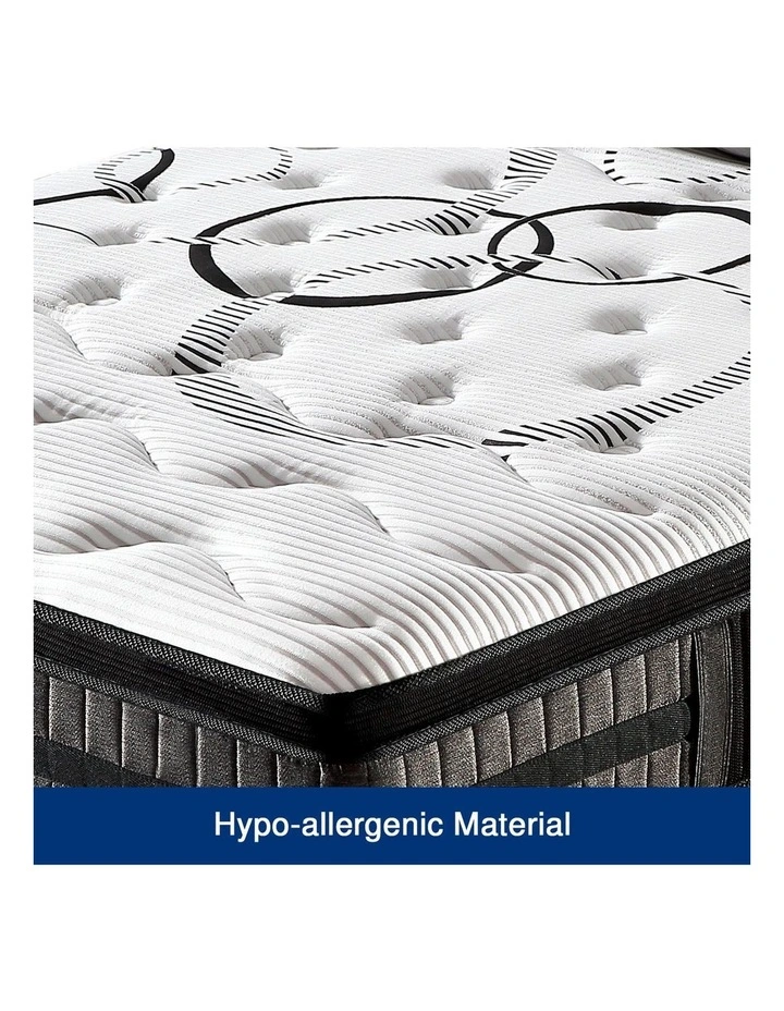 Medium Firm Gel Memory Foam King Mattress in White image 5