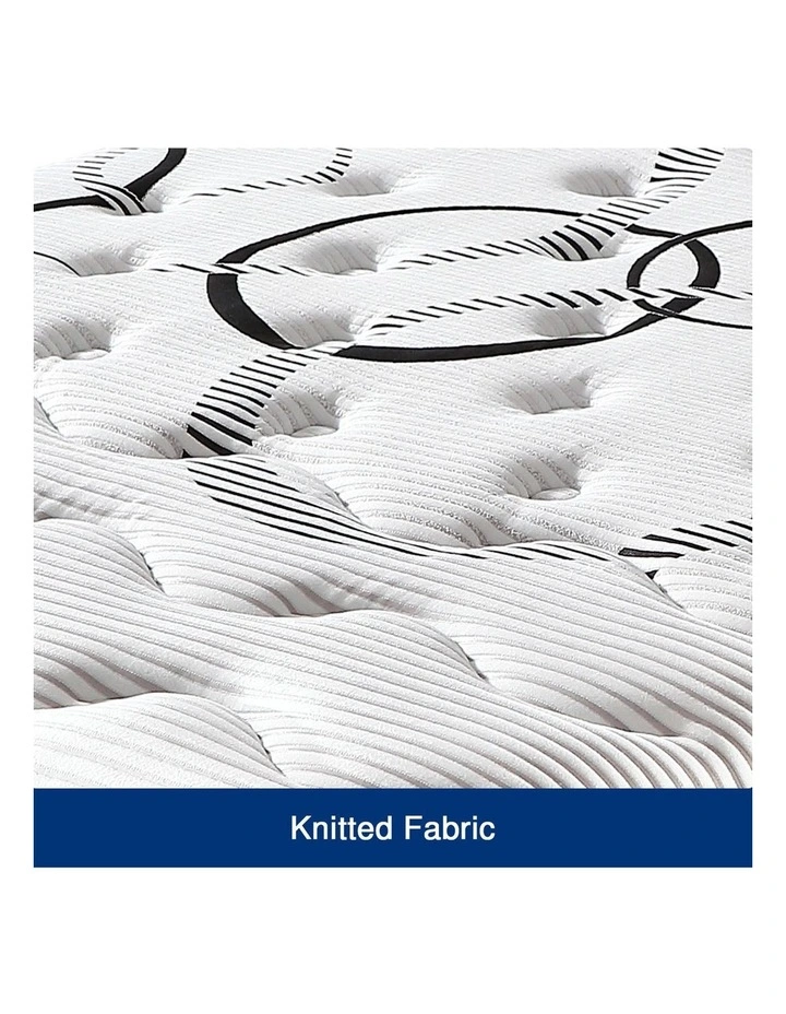 Medium Firm Gel Memory Foam King Mattress in White image 6