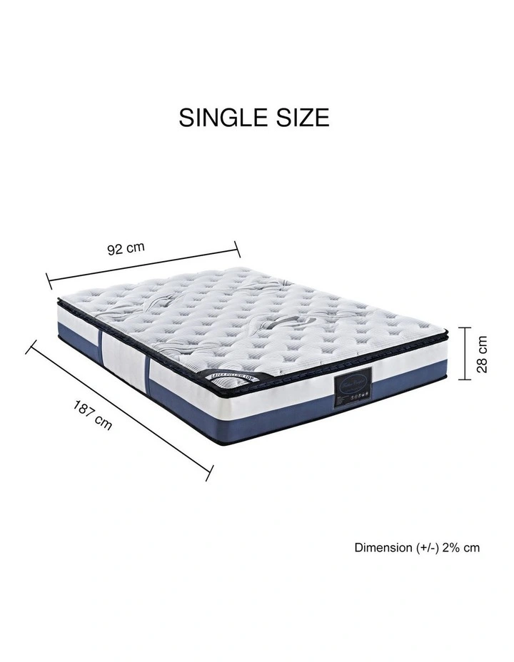 Latex Single Mattress Pillow Top Medium Firm image 7