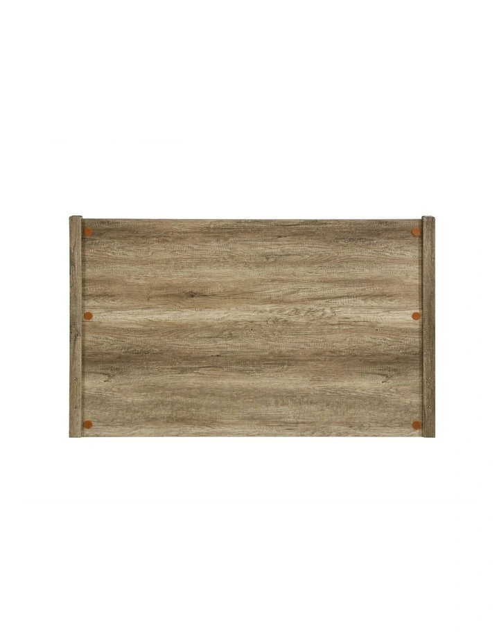 MDF King Bed Frame in Oak Colour image 4