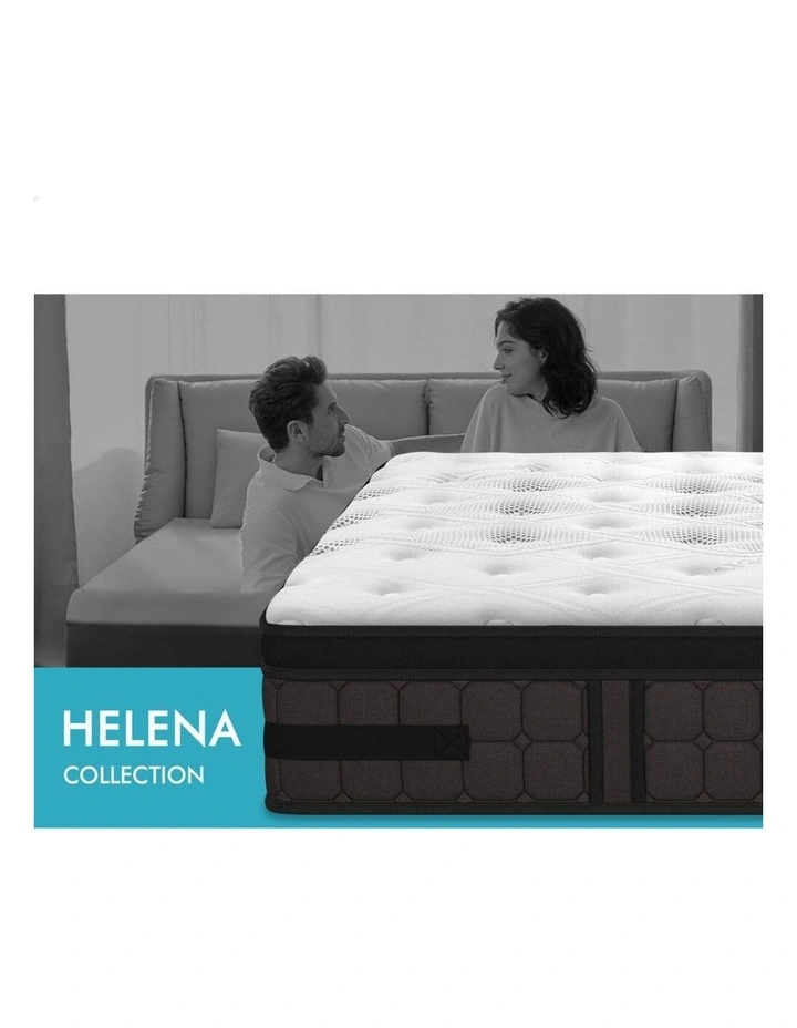 Mattress Single 26cm Bed Bonnell Spring Double-Sided Euro Top Firm image 2