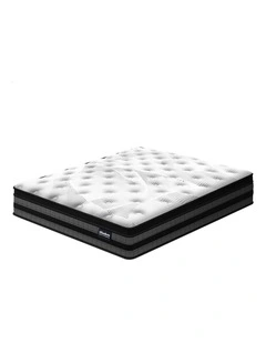Mattress King Single Euro Top 22CM Bonnell Spring Medium Firm Bed