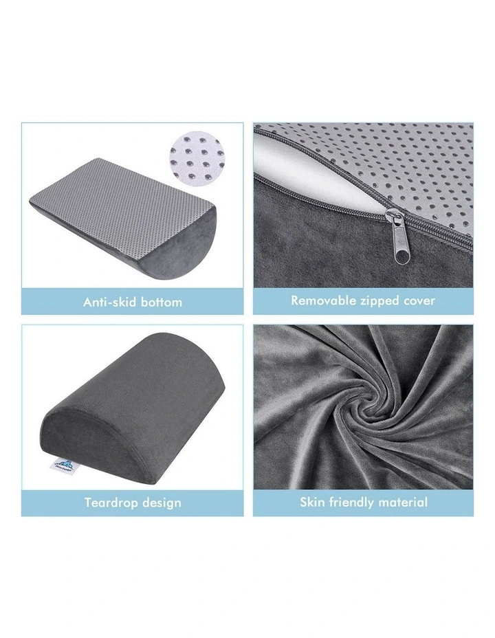 Foot Rest Stool Foot Pad Pillow Under Desk image 4