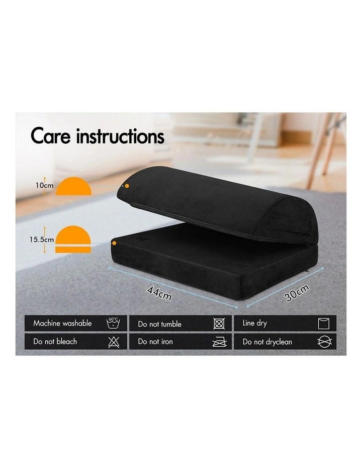 Foot Rest Stool Foot Pad Foam Pillow Under Desk image 3
