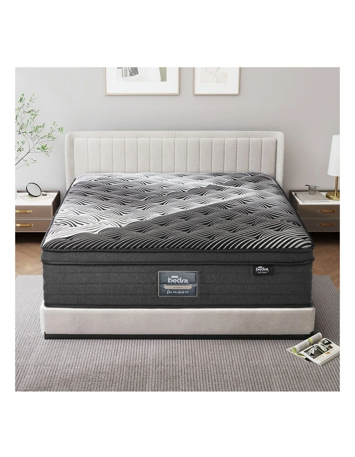 Bedra Double Mattress 9 Zone Pocket Spring Foam Bamboo Euro Top 35cm image 4