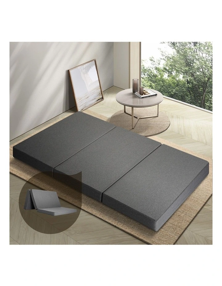 Bedra Bedding Bedra Foldable Mattress Trifold Portable Folding Sofa Bed Camping Mat Double image 4
