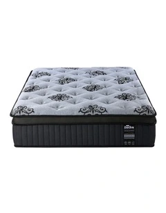 Bedra King Single Mattress Bamboo Pocket Spring Euro Top Medium Firm 32cm