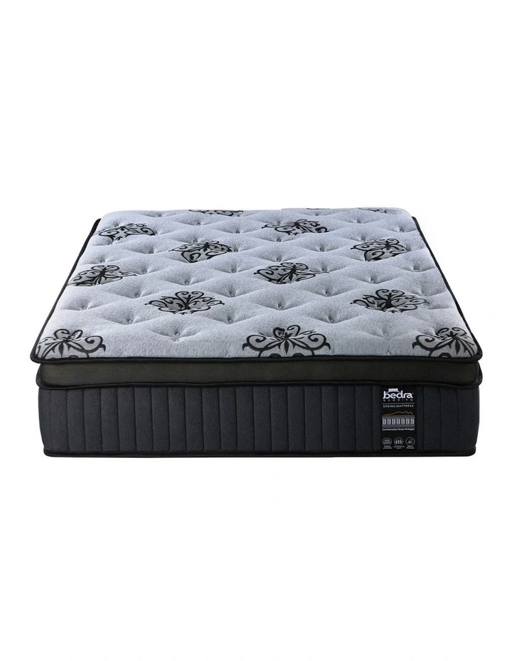Bedra King Single Mattress Bamboo Pocket Spring Euro Top Medium Firm 32cm image 1