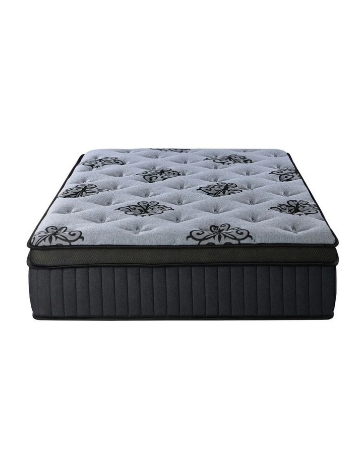 Bedra King Single Mattress Bamboo Pocket Spring Euro Top Medium Firm 32cm image 2