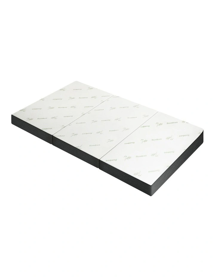 Bedra Folding Foam Mattress Bamboo Portable Sofa Bed Foldable Camping Mat Double image 1
