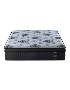 Bedra Double Mattress Bamboo Pocket Spring Euro Top Medium Firm Egg Foam 32cm