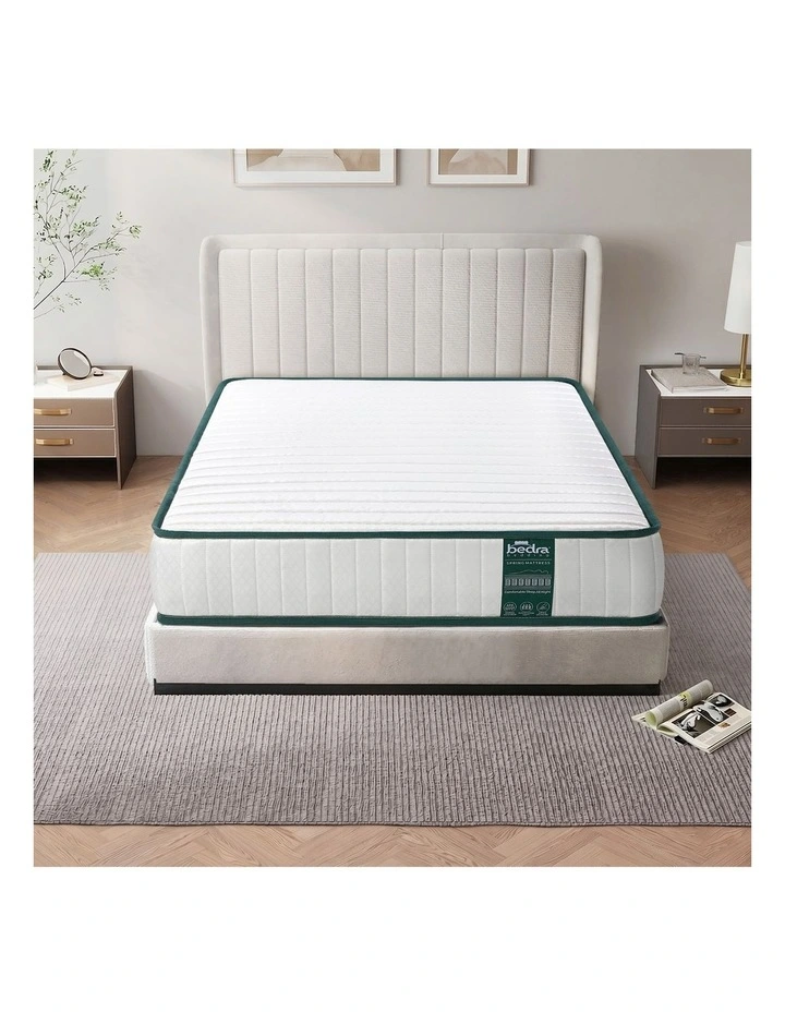 Bedra King Single Mattress Tight Top Pocket Spring Coil Sleep Foam 21cm image 4