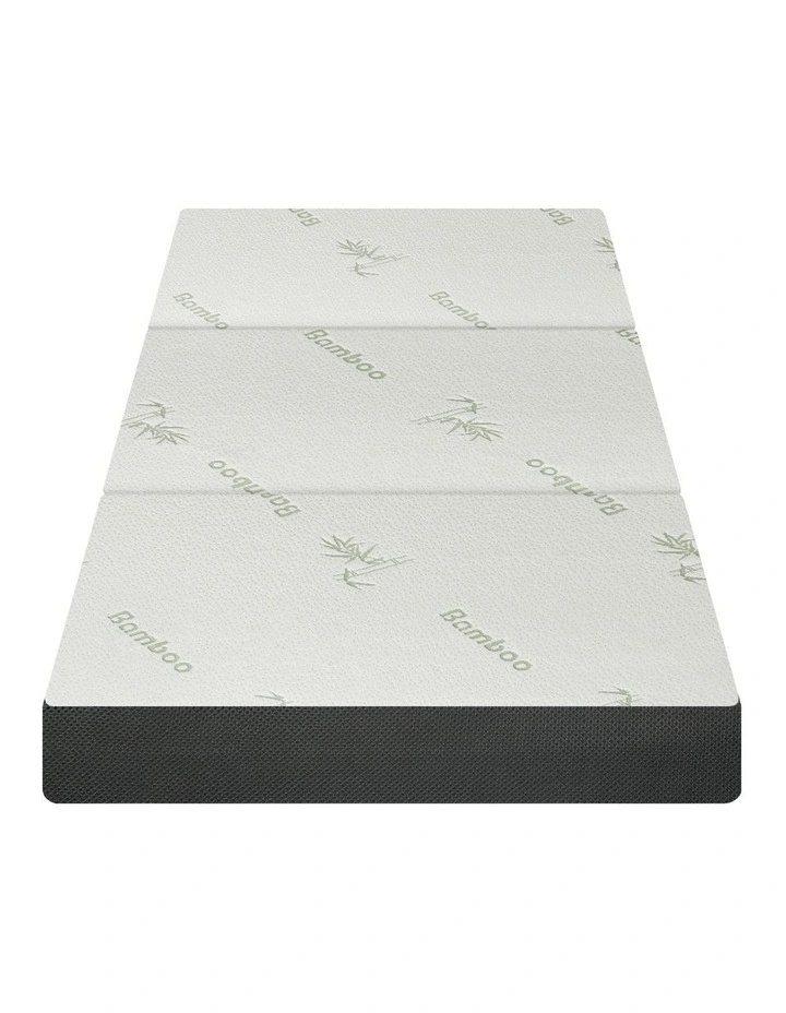 Bedra Folding Foam Mattress Bamboo Tri-fold Foldable Sleeping Camping Mat Single image 2
