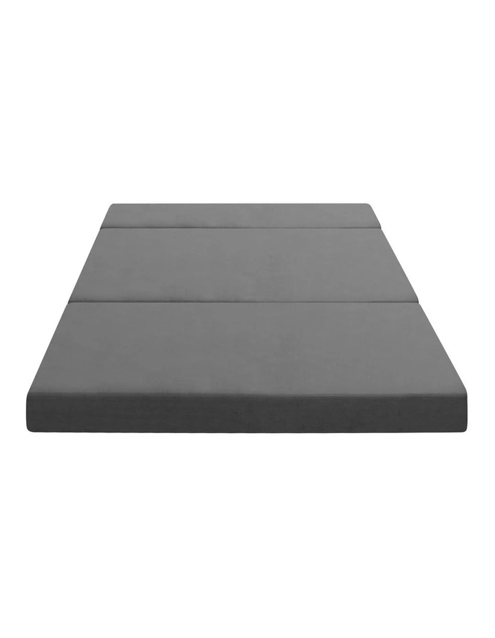 Bedra Folding Foam Mattress Sofa Bed Trifold Foldable Futon Camping Mat Double image 2