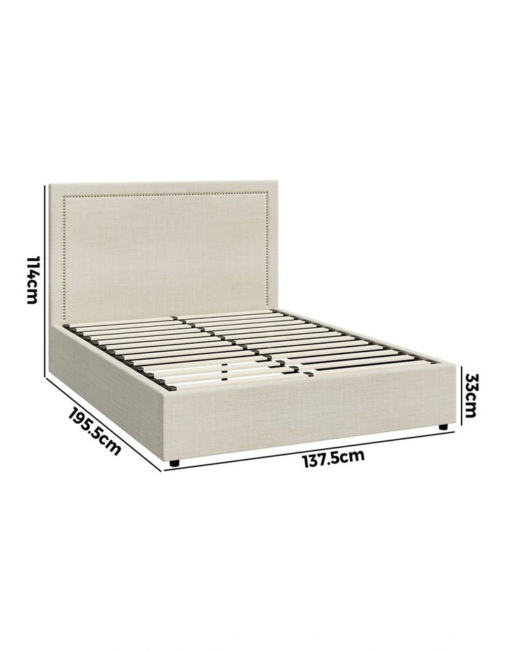 Oikiture Bed Frame Double Size ADI image 3