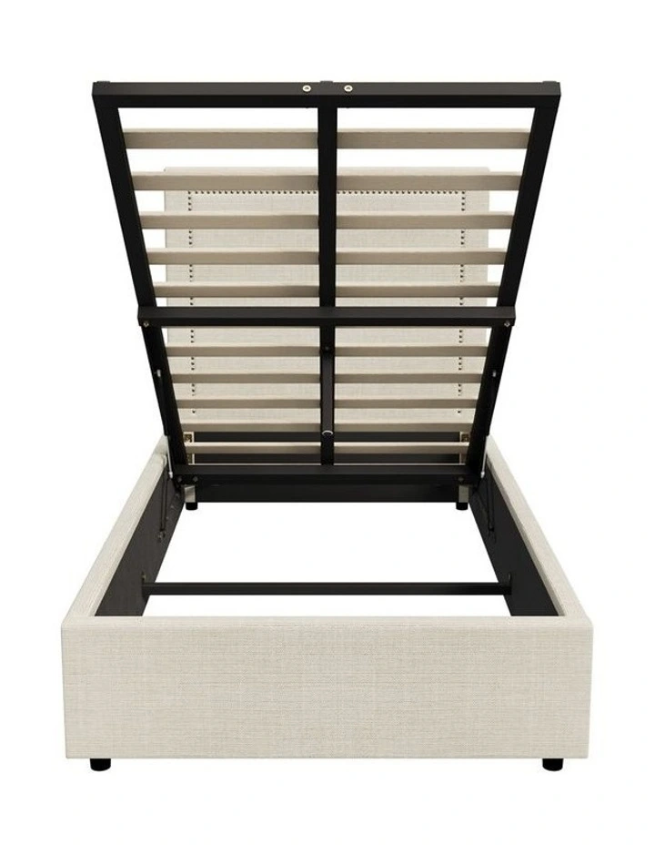 Oikiture Bed Frame King Single Gas Lift Base with Storage ADI image 2