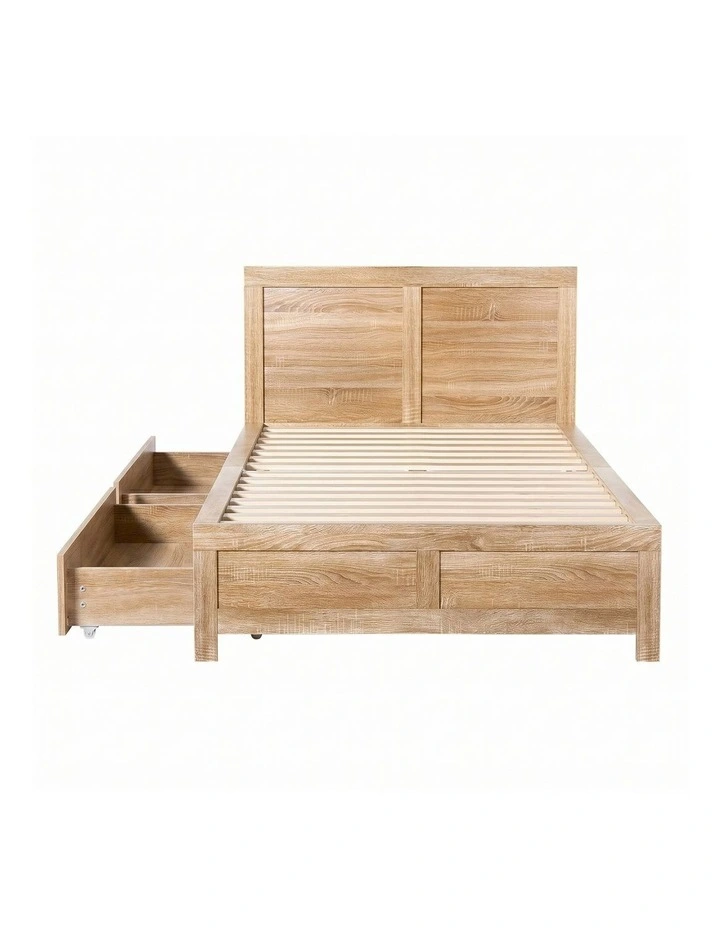 Artiss King Single Size Bed Frame with 2 Drawers Bedroom Furniture image 3