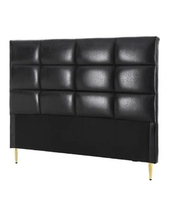 Artiss Bed Headboard Queen Bedhead PU Leather Black