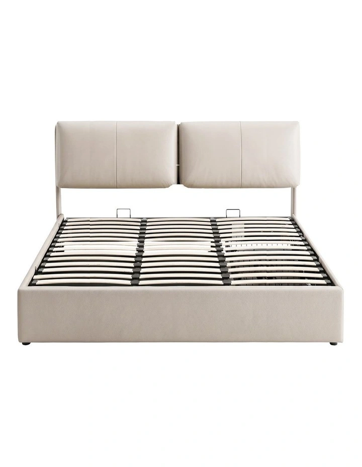 Artiss King Bed Frame Gas Lift Storage 3 Drawers Adjustable Headboard Platform Base image 3