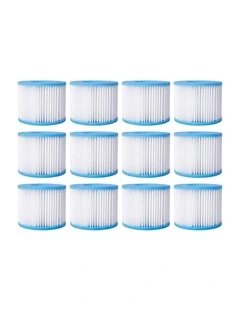 Cleanflo 12 Pcs Type VI Filter Cartridge Spa Hot Tub Filter Replacement Washable