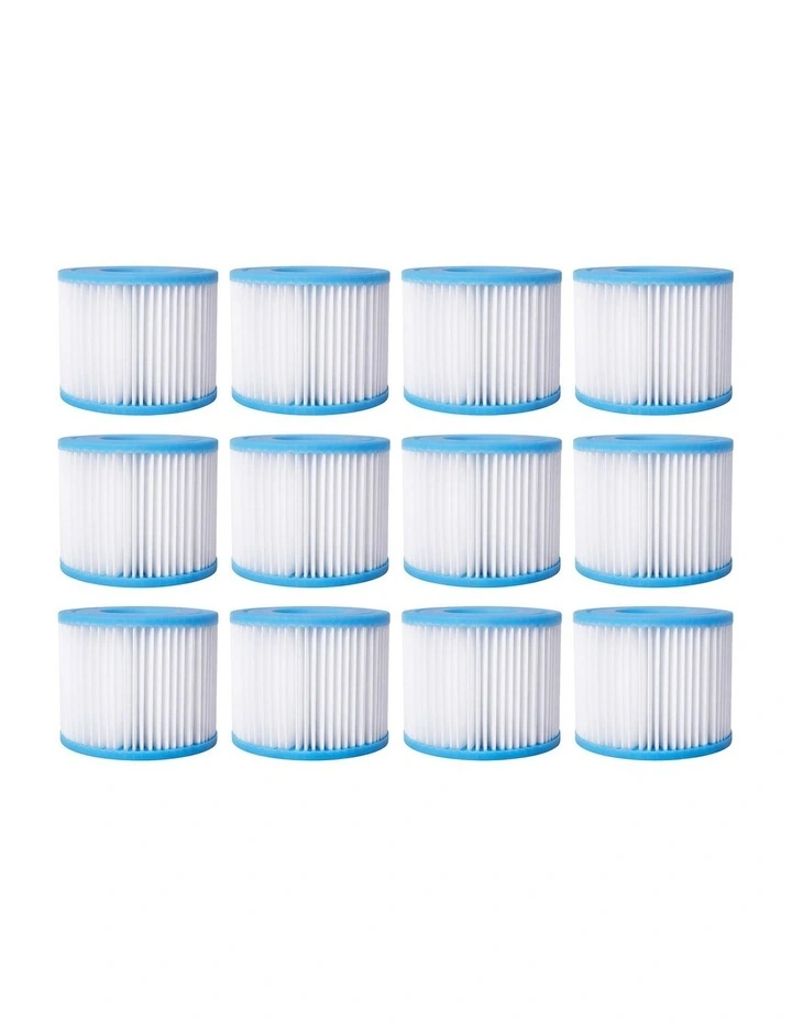 Cleanflo 12 Pcs Type VI Filter Cartridge Spa Hot Tub Filter Replacement Washable image 1