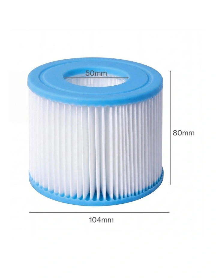 Cleanflo 12 Pcs Type VI Filter Cartridge Spa Hot Tub Filter Replacement Washable image 3