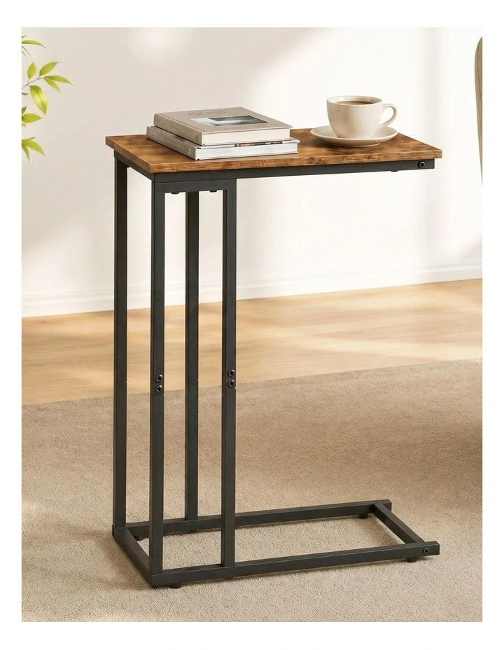 Levede C Shaped Side Table Waterproof Couch Coffee Laptop End Table Metal Frame image 7