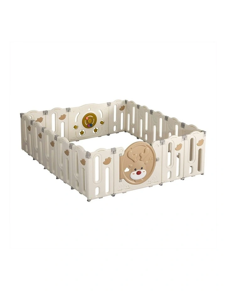 Bopeep Kids Playpen Baby Safety Gate Toddler Fence Child Play Game Toy 18 Panels image 1