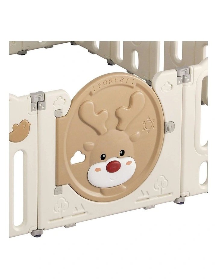 Bopeep Kids Playpen Baby Safety Gate Toddler Fence Child Play Game Toy 18 Panels image 6