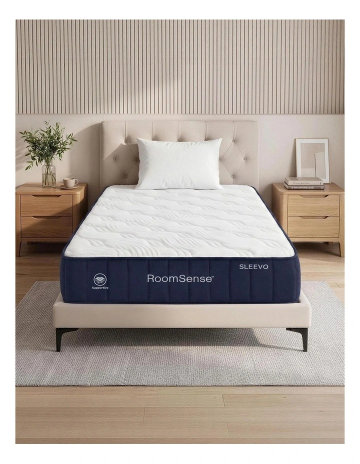 RoomSense King Single Mattress 26cm, Firm Orthopedic Pocket Spring Hybrid, Back Pain Relief image 1
